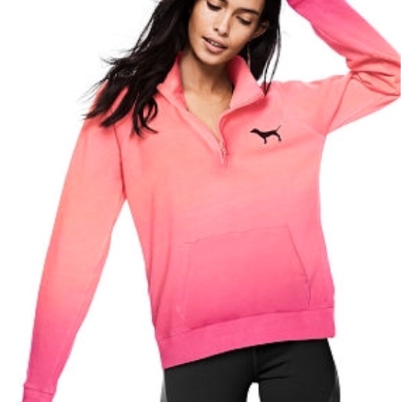PINK Victoria's Secret Jackets & Blazers - (PINK BS) Green Quarter Sipper Jacket